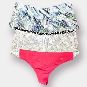 NEW Victoria's Secret and Pink Set of 3 Panties Size Medium
